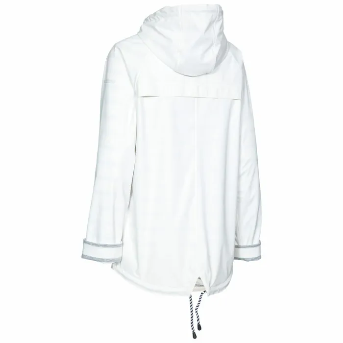 Trepass Waterproof Jacket Hooded Muddle White Women Trespass Casual Jackets