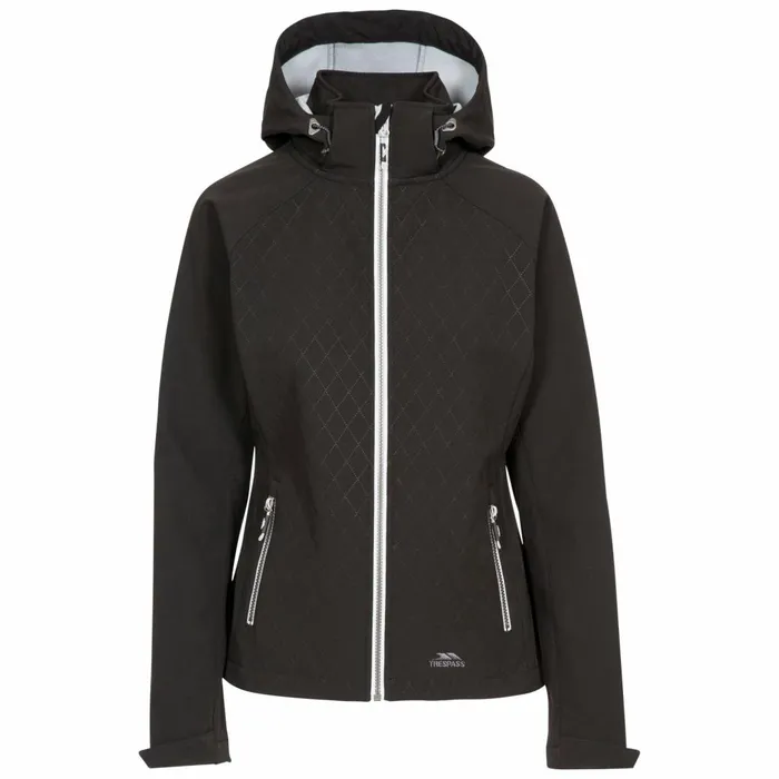 Trespass Softshell Jacket Nelly Black Women Trespass Softshell Jackets