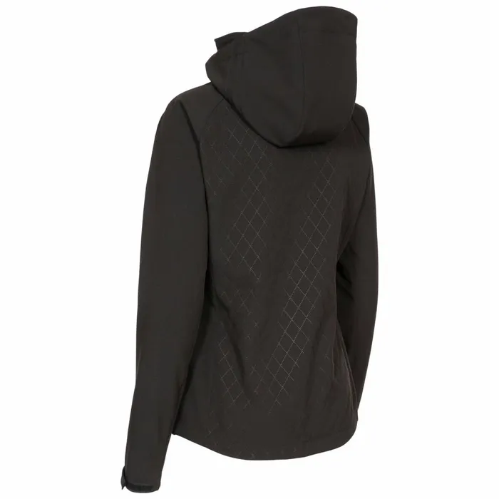 Trespass Softshell Jacket Nelly Black Women Trespass Softshell Jackets