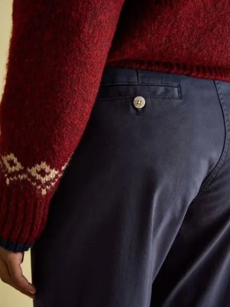 Trousers and Jeans Women Joules Navy Blue Chino Trousers