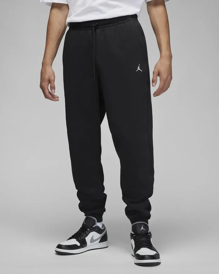 Trousers And Tights Men Nike Jordan Brooklyn Fleece Blackblackwhite