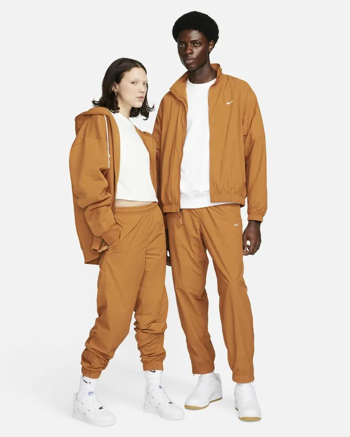 Trousers And Tights Men Nike Sportswear Solo Swoosh Desert Ochrewhite