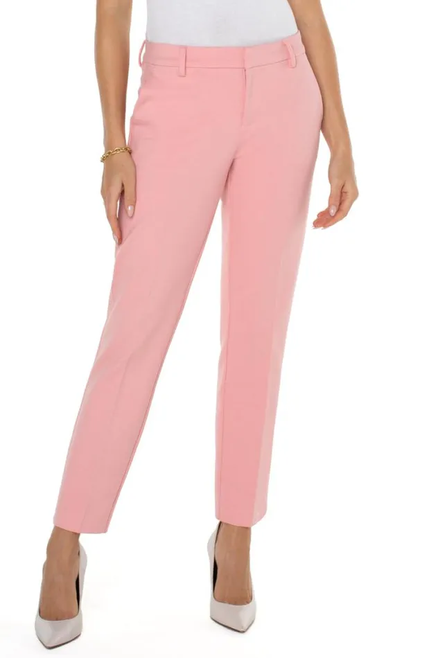 TROUSERS Women Liverpool Los Angeles KELSEY KNIT TROUSER SUPER STRETCH PONTE Pink Perfection TROUSERS Women Liverpool Los Angeles KELSEY KNIT TROUSER SUPER STRETCH PONTE Pink Perfection