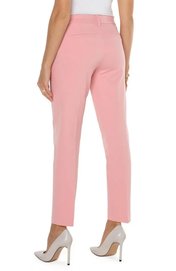 TROUSERS Women Liverpool Los Angeles KELSEY KNIT TROUSER SUPER STRETCH PONTE Pink Perfection