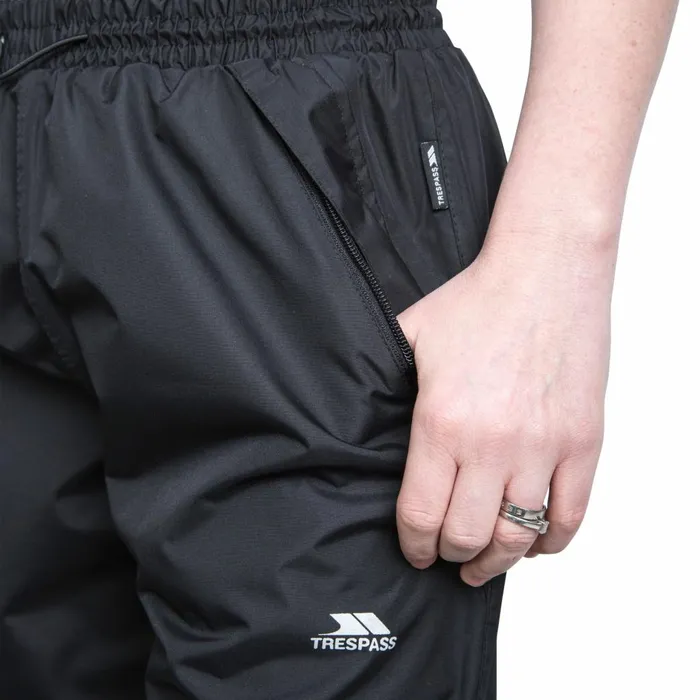 Tutula Waterproof Walking Trousers Black Women Trespass Waterproof Trousers