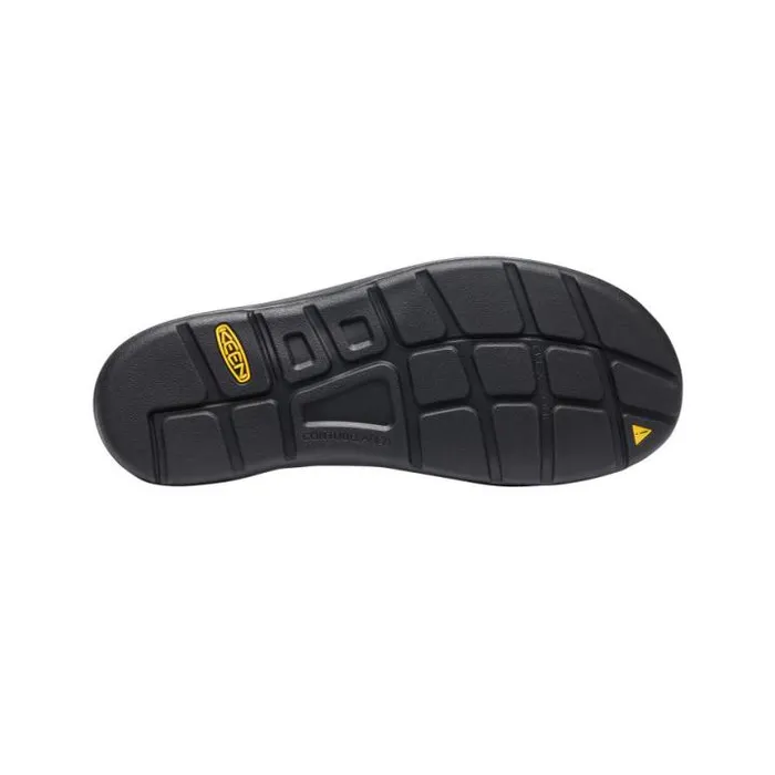 UNEEK Premium Leather Black Men KEEN Sandals