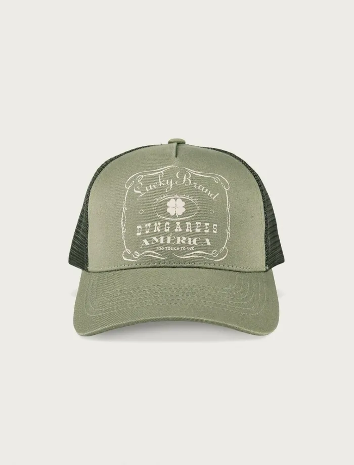 Vintage Lucky Brand Trucker Bright Green Men Lucky Brand Hats