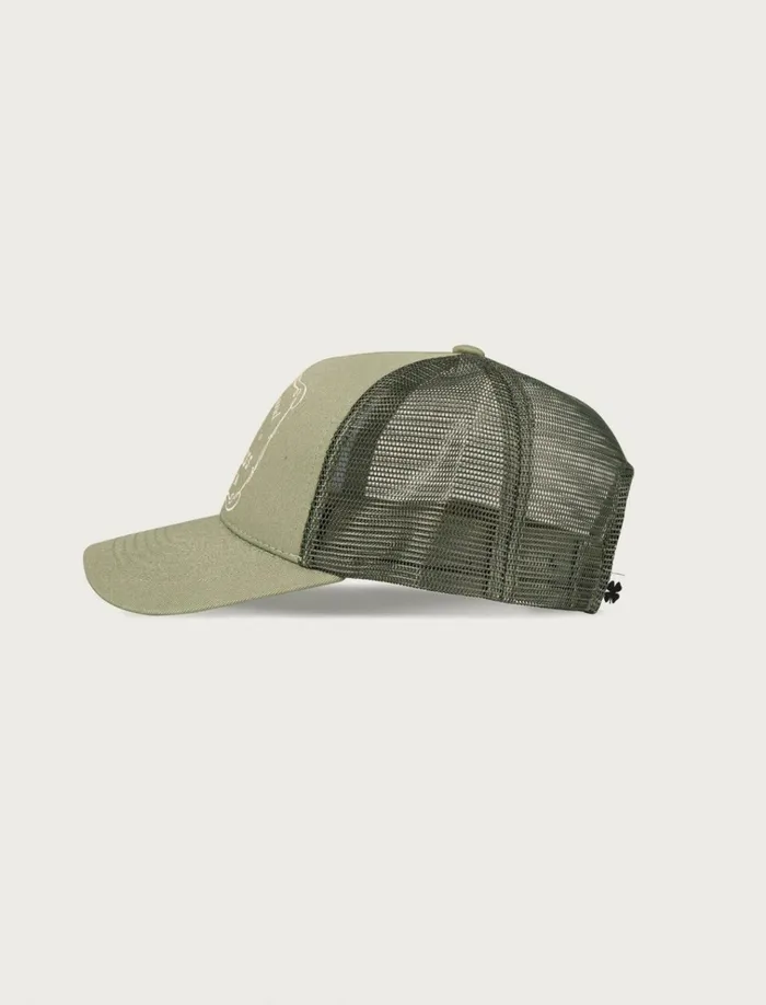 Vintage Lucky Brand Trucker Bright Green Men Lucky Brand Hats