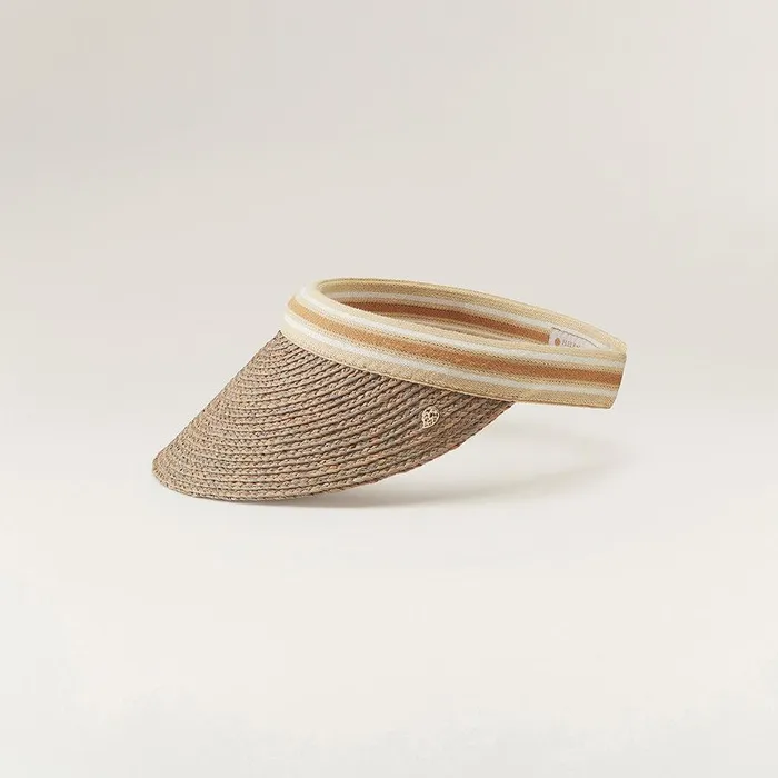 Visors Hats Helen Kaminski Bianca Eclipse Melangenougat Stripe
