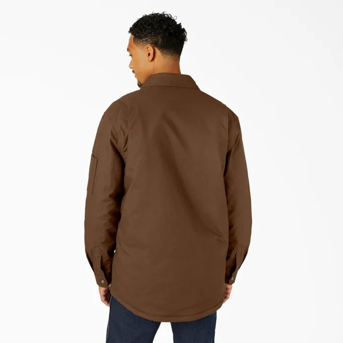 Water Repellent FleeceLined Duck Shirt Jacket Timber Brown Timber Brown tb Men Dickies Shirt Jackets Water Repellent FleeceLined Duck Shirt Jacket Timber Brown Timber Brown tb Men Dickies Shirt Jackets