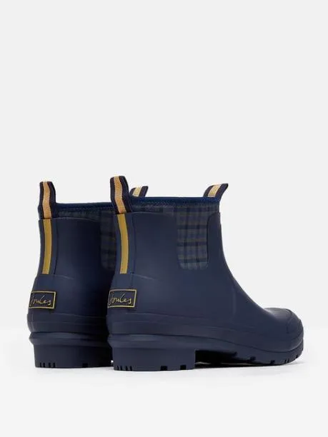 Wellies Women Joules Navy Blue Neoprene Lined Ankle Wellies