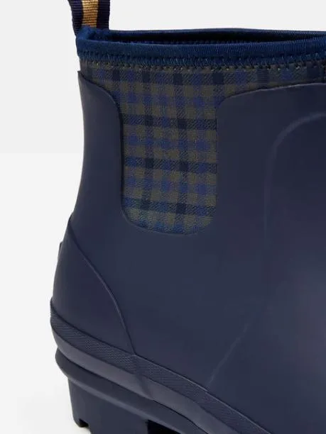 Wellies Women Joules Navy Blue Neoprene Lined Ankle Wellies