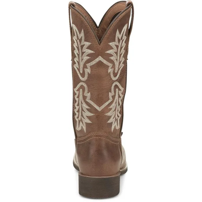 Western Women Justin Boots Carsen 11034 Western Boot Tan 040brown041