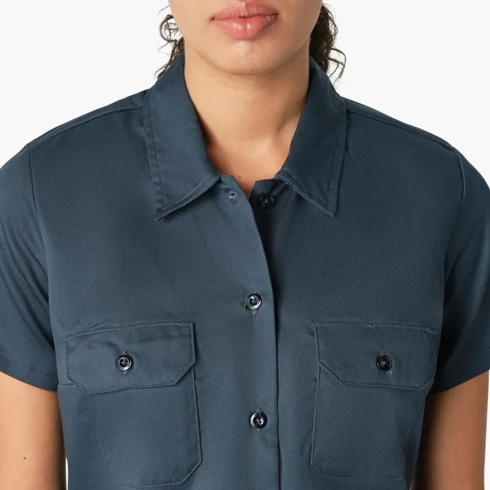 Women039s 574 Original Work Shirt Airforce Blue Airforce Blue asl Women Dickies Painters Women039s 574 Original Work Shirt Airforce Blue Airforce Blue asl Women Dickies Painters