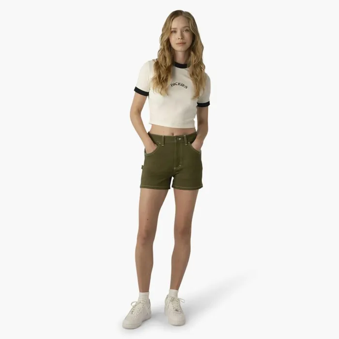 Women039s Carpenter Shorts 3034 Military Green Military Green ml Women Dickies Carpenter Women039s Carpenter Shorts 3034 Military Green Military Green ml Women Dickies Carpenter