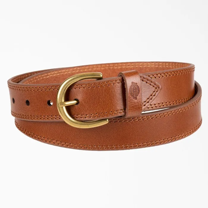Women039s Casual Leather Belt Tan Tan tan Women Dickies Belts