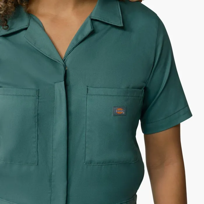 Women039s Cooling Short Sleeve Coveralls Lincoln Green Lincoln Green ln Women Dickies Painters Women039s Cooling Short Sleeve Coveralls Lincoln Green Lincoln Green ln Women Dickies Painters