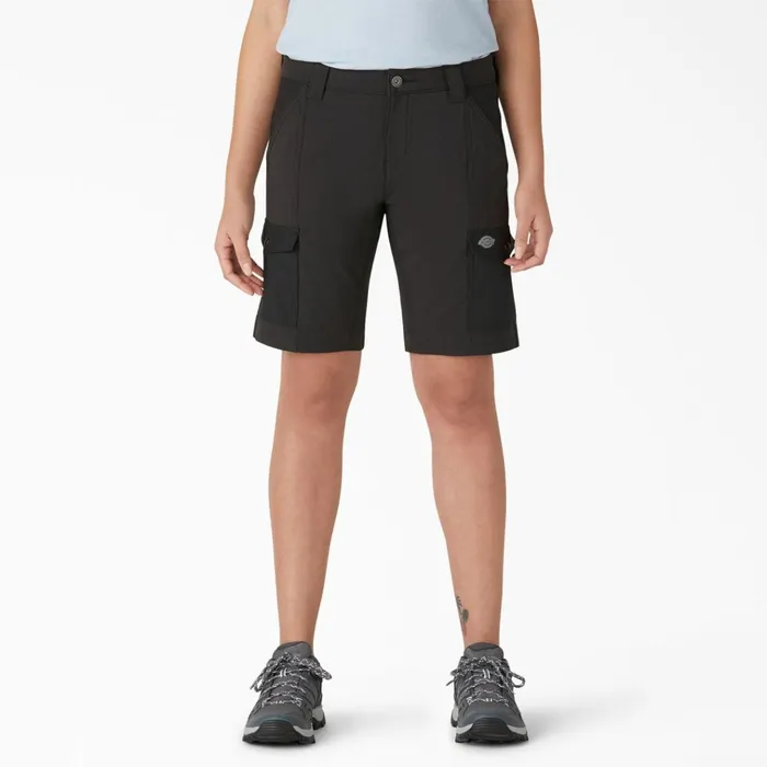 Women039s Cooling Slim Fit Cargo Shorts 10034 Black Black bk Women Dickies Cargo Women039s Cooling Slim Fit Cargo Shorts 10034 Black Black bk Women Dickies Cargo