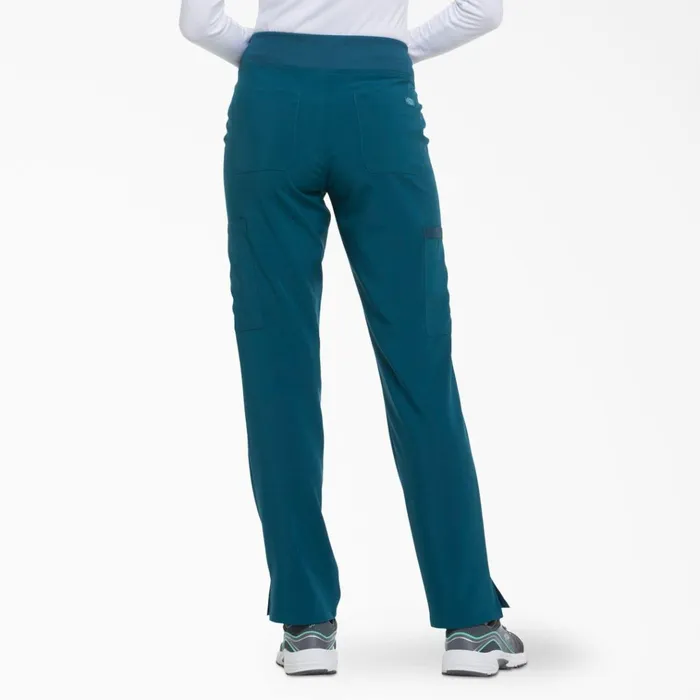 Women039s EDS Essentials Tapered Leg Cargo Scrub Pants Caribbean Blue Caribbean Blue crb Women Dickies Scrubs