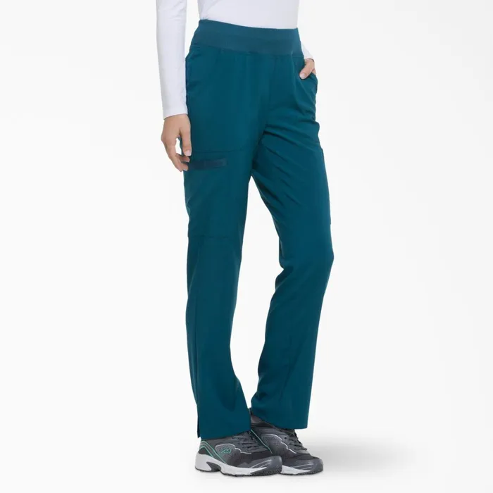 Women039s EDS Essentials Tapered Leg Cargo Scrub Pants Caribbean Blue Caribbean Blue crb Women Dickies Scrubs