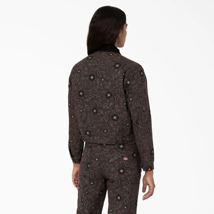Women039s Ellis Floral Duck Canvas Jacket Dark Floral Dark Floral fcr Women Dickies Coats and Jackets Women039s Ellis Floral Duck Canvas Jacket Dark Floral Dark Floral fcr Women Dickies Coats and Jackets