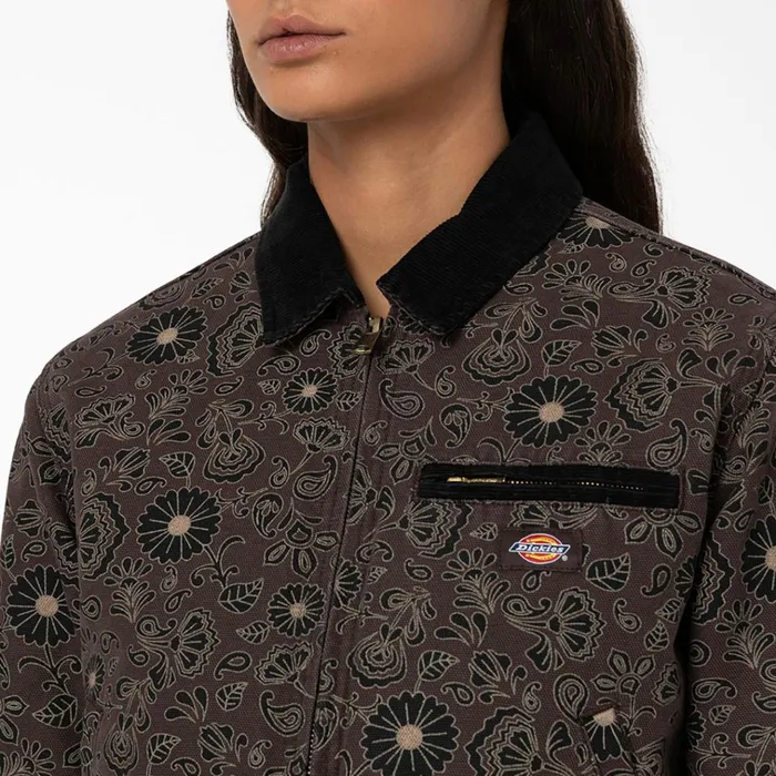 Women039s Ellis Floral Duck Canvas Jacket Dark Floral Dark Floral fcr Women Dickies Coats and Jackets Women039s Ellis Floral Duck Canvas Jacket Dark Floral Dark Floral fcr Women Dickies Coats and Jackets