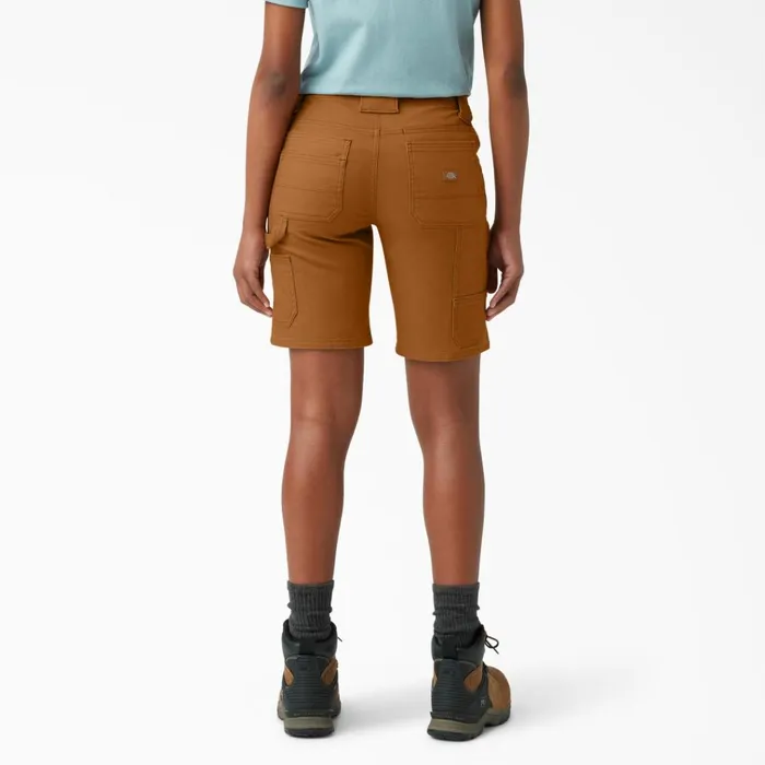 Women039s FLEX DuraTech Straight Fit Shorts 9034 Brown Duck Brown Duck bd Women Dickies Cargo Women039s FLEX DuraTech Straight Fit Shorts 9034 Brown Duck Brown Duck bd Women Dickies Cargo