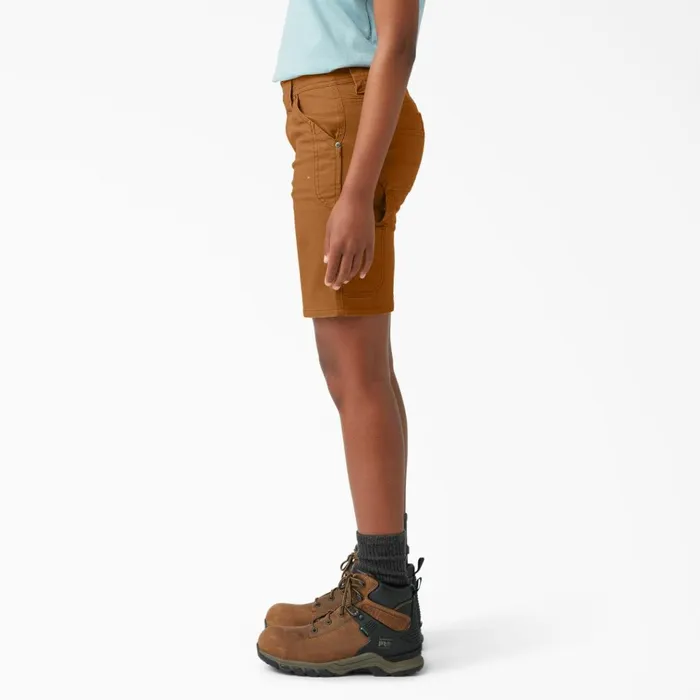 Women039s FLEX DuraTech Straight Fit Shorts 9034 Brown Duck Brown Duck bd Women Dickies Cargo Women039s FLEX DuraTech Straight Fit Shorts 9034 Brown Duck Brown Duck bd Women Dickies Cargo