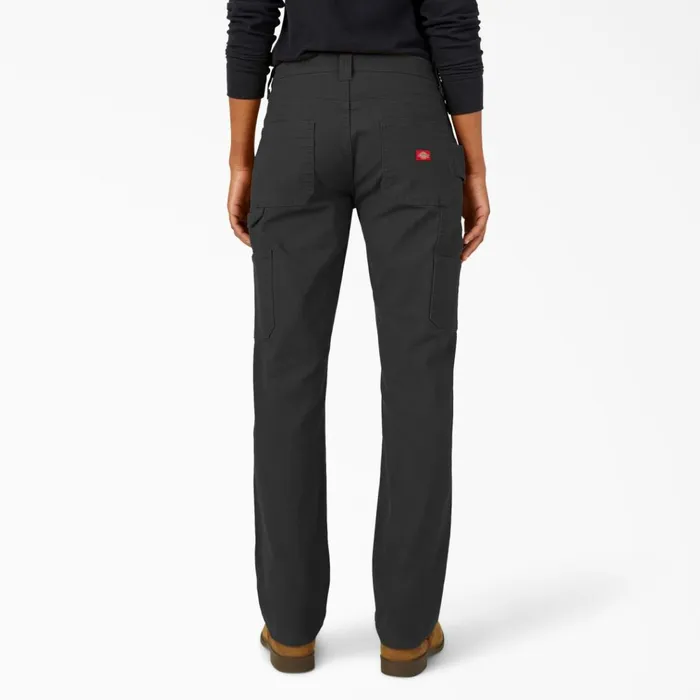 Women039s FLEX Relaxed Straight Fit Duck Carpenter Pants Rinsed Black Rinsed Black rbk Women Dickies Carpenter Women039s FLEX Relaxed Straight Fit Duck Carpenter Pants Rinsed Black Rinsed Black rbk Women Dickies Carpenter