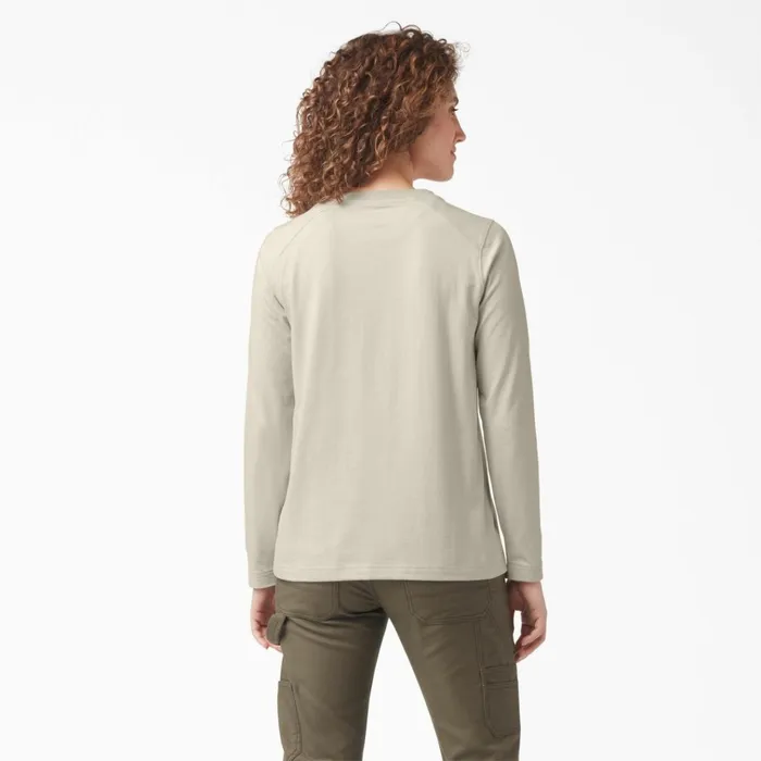 Women039s Heavyweight Henley Oatmeal Oatmeal ot9 Women Dickies Long Sleeve TShirts Women039s Heavyweight Henley Oatmeal Oatmeal ot9 Women Dickies Long Sleeve TShirts