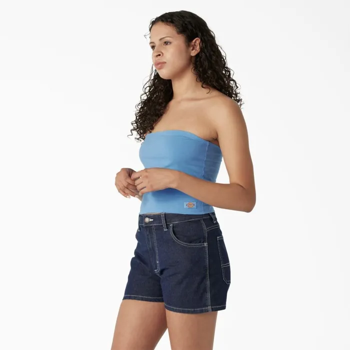 Women039s Knit Tube Top Azure Blue Azure Blue ab2 Women Dickies Cropped Tops Women039s Knit Tube Top Azure Blue Azure Blue ab2 Women Dickies Cropped Tops