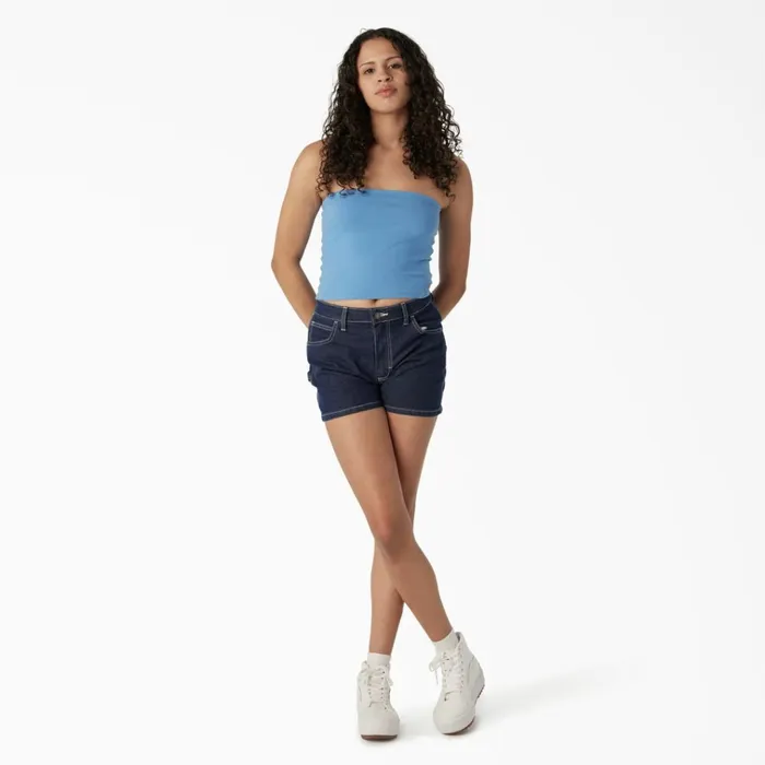 Women039s Knit Tube Top Azure Blue Azure Blue ab2 Women Dickies Cropped Tops Women039s Knit Tube Top Azure Blue Azure Blue ab2 Women Dickies Cropped Tops