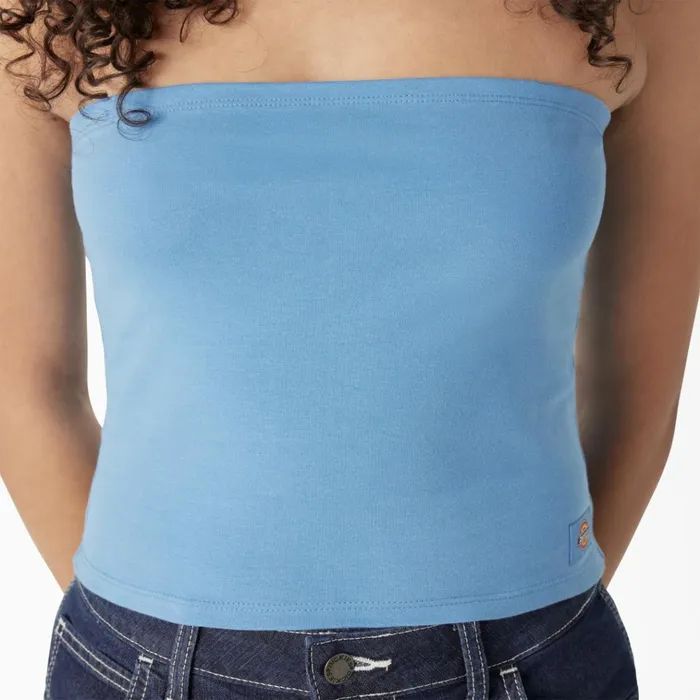 Women039s Knit Tube Top Azure Blue Azure Blue ab2 Women Dickies Cropped Tops Women039s Knit Tube Top Azure Blue Azure Blue ab2 Women Dickies Cropped Tops