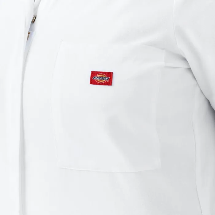 Women039s Plus FLEX Cooling TempiQ Short Sleeve Coveralls White White wh Women Dickies Coveralls