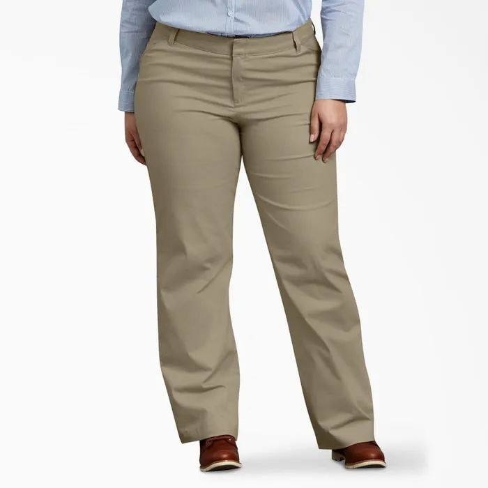 Women039s Plus FLEX Relaxed Fit Pants Desert Sand Desert Sand ds Women Dickies Pants Women039s Plus FLEX Relaxed Fit Pants Desert Sand Desert Sand ds Women Dickies Pants