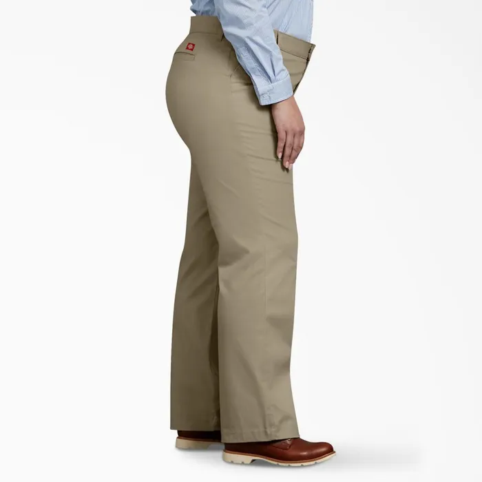 Women039s Plus FLEX Relaxed Fit Pants Desert Sand Desert Sand ds Women Dickies Pants Women039s Plus FLEX Relaxed Fit Pants Desert Sand Desert Sand ds Women Dickies Pants