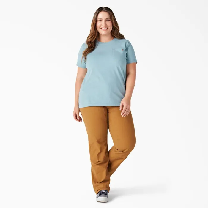 Women039s Plus Heavyweight Short Sleeve Pocket TShirt Dockside Blue Dockside Blue du1 Women Dickies Hi Vis Women039s Plus Heavyweight Short Sleeve Pocket TShirt Dockside Blue Dockside Blue du1 Women Dickies Hi Vis
