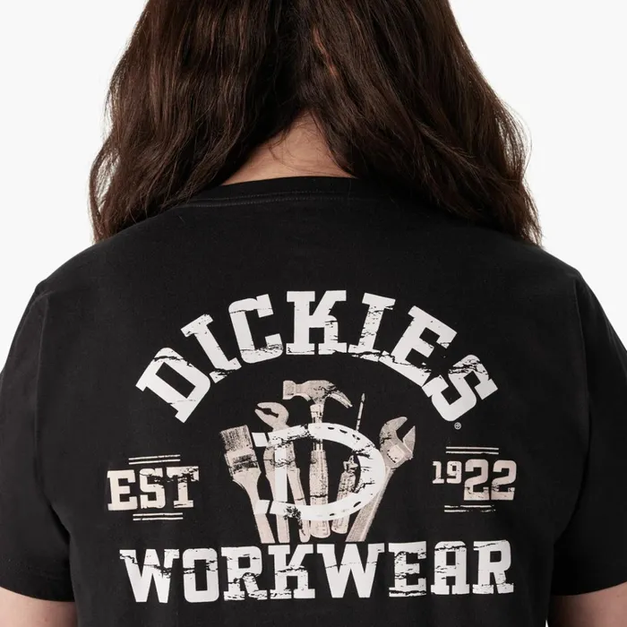 Women039s Plus Heavyweight Workwear Graphic TShirt Black Black kbk Women Dickies Tops Women039s Plus Heavyweight Workwear Graphic TShirt Black Black kbk Women Dickies Tops