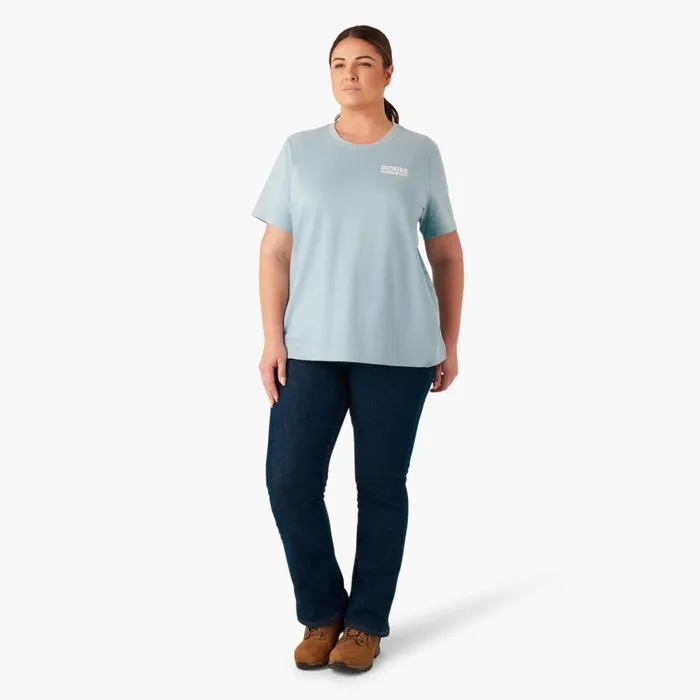 Women039s Plus Heavyweight Workwear Graphic TShirt Dockside Blue Dockside Blue du1 Women Dickies Tops Women039s Plus Heavyweight Workwear Graphic TShirt Dockside Blue Dockside Blue du1 Women Dickies Tops
