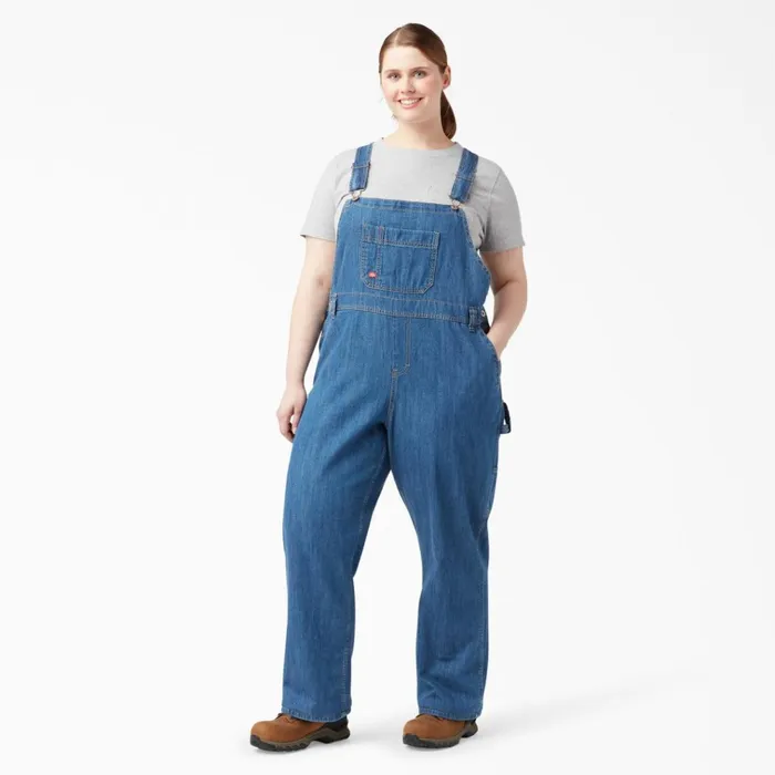 Women039s Plus Relaxed Fit Bib Overalls Stonewashed Medium Blue Stonewashed Medium Blue msb Women Dickies Overalls Women039s Plus Relaxed Fit Bib Overalls Stonewashed Medium Blue Stonewashed Medium Blue msb Women Dickies Overalls