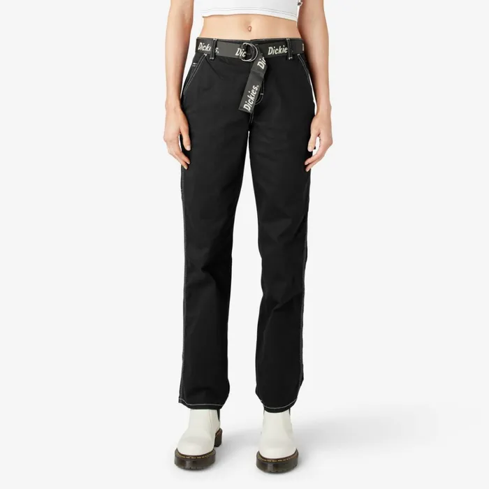 Women039s Relaxed Fit Carpenter Pants Black Black bkx Women Dickies Painter Pants Women039s Relaxed Fit Carpenter Pants Black Black bkx Women Dickies Painter Pants