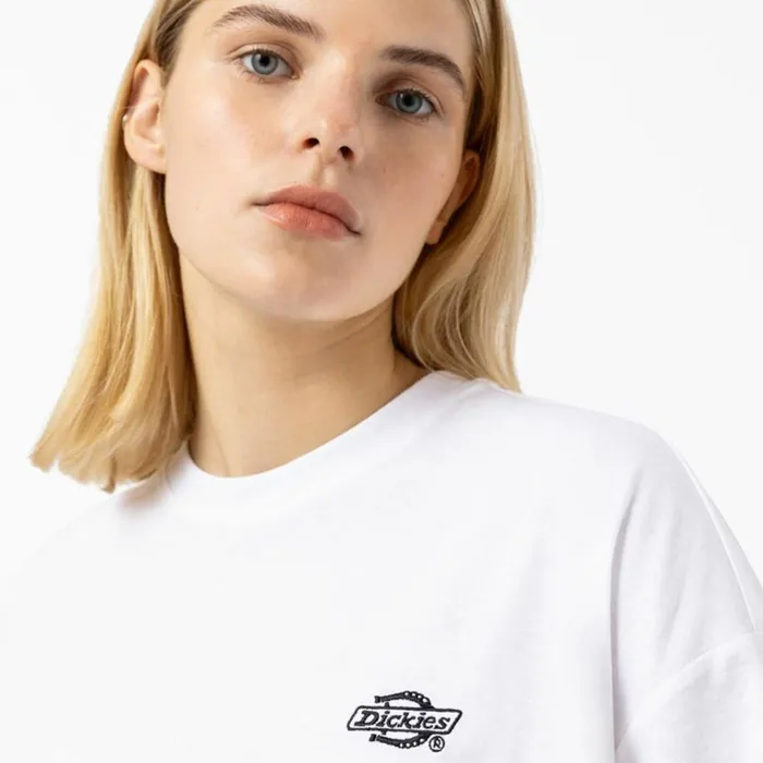 Women039s Summerdale Long Sleeve TShirt White White wh Women Dickies Long Sleeve TShirts