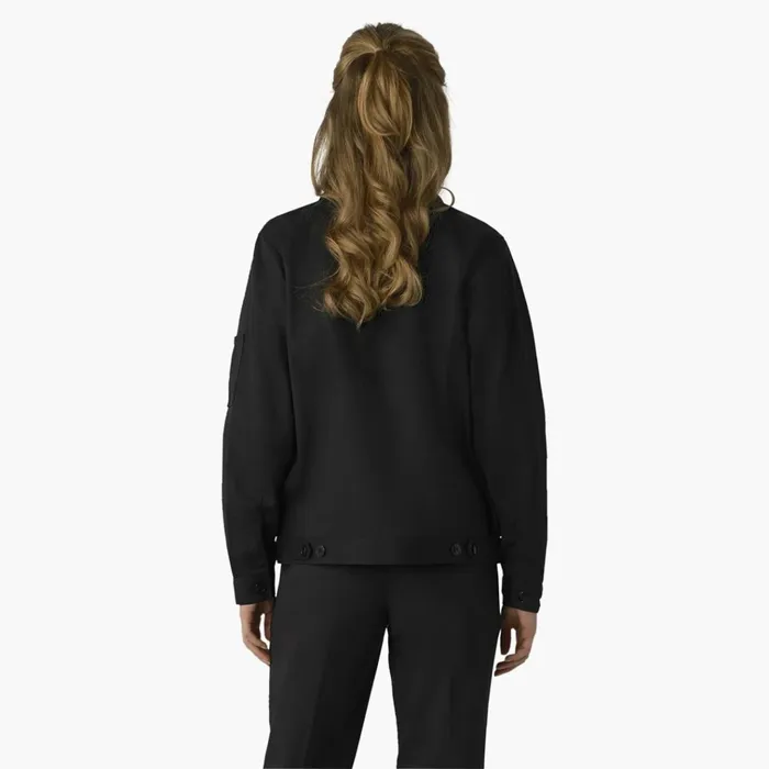 Women039s Unlined Eisenhower Jacket Black Black bsk Women Dickies Coats and Jackets Women039s Unlined Eisenhower Jacket Black Black bsk Women Dickies Coats and Jackets