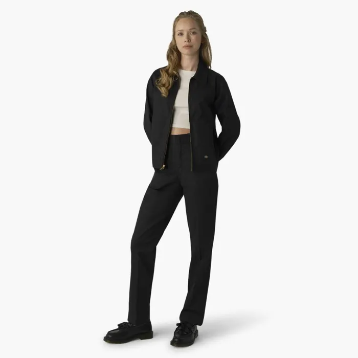 Women039s Unlined Eisenhower Jacket Black Black bsk Women Dickies Coats and Jackets Women039s Unlined Eisenhower Jacket Black Black bsk Women Dickies Coats and Jackets