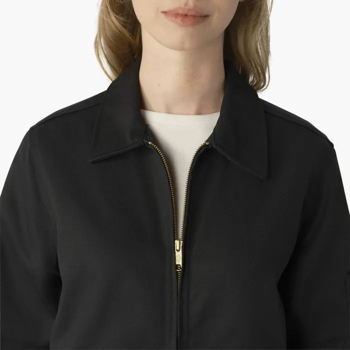 Women039s Unlined Eisenhower Jacket Black Black bsk Women Dickies Coats and Jackets Women039s Unlined Eisenhower Jacket Black Black bsk Women Dickies Coats and Jackets