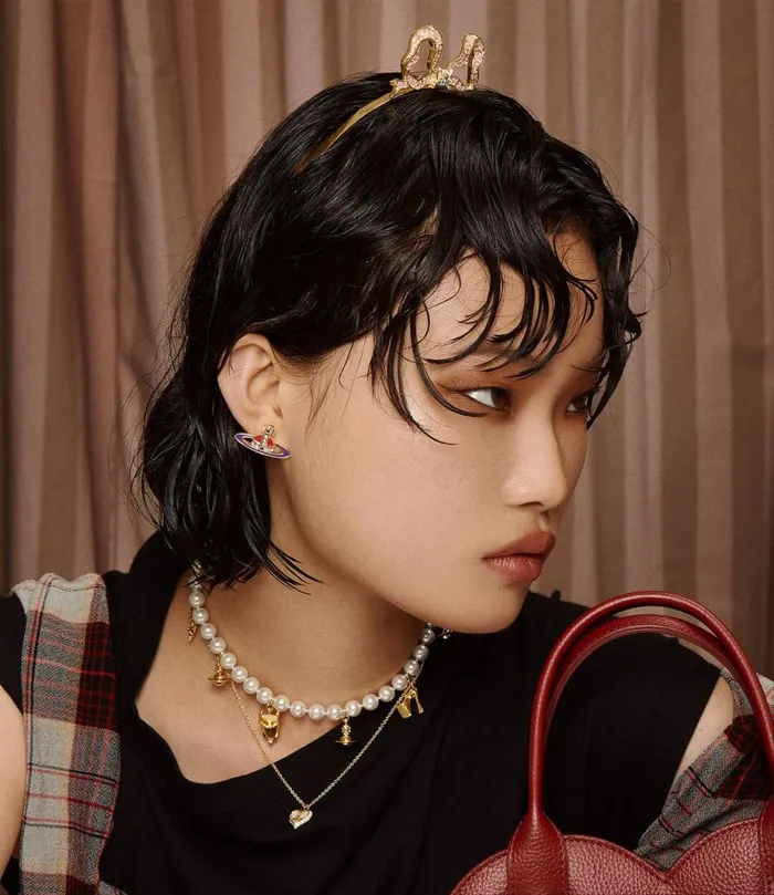 Women Anglo Pearl Necklace Goldcreamrosepearl Vivienne Westwood Necklaces Women Anglo Pearl Necklace Goldcreamrosepearl Vivienne Westwood Necklaces