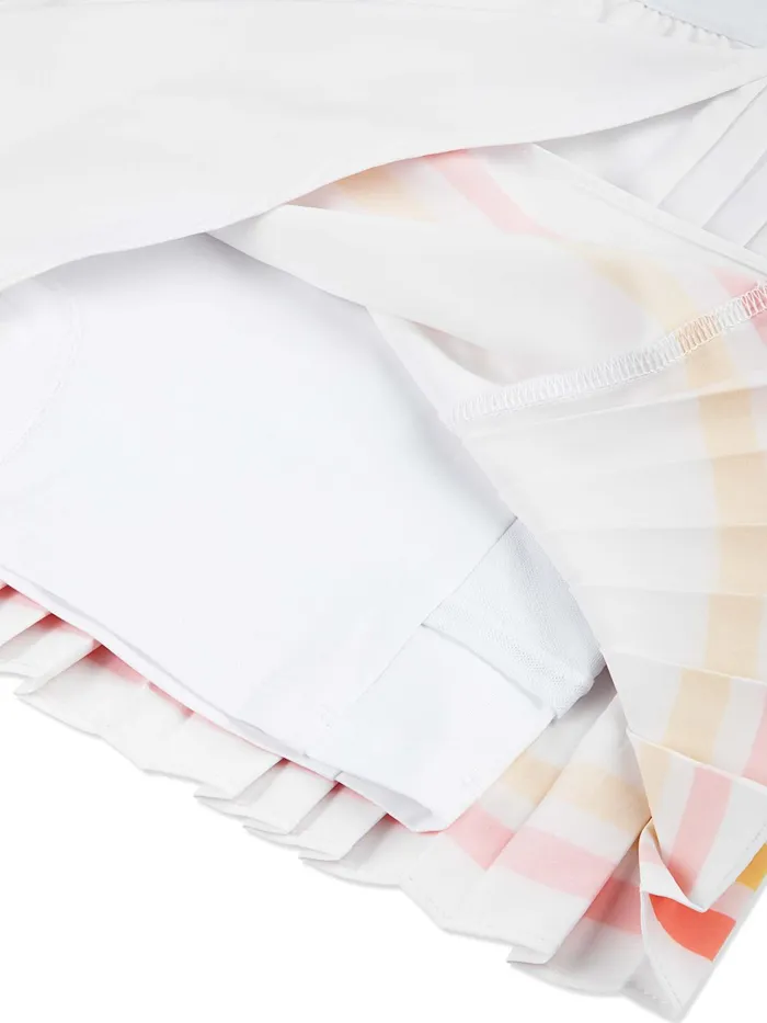 Women Athleisure Sergio Tacchini Noale Tennis Wrap Skirt Brilliant White