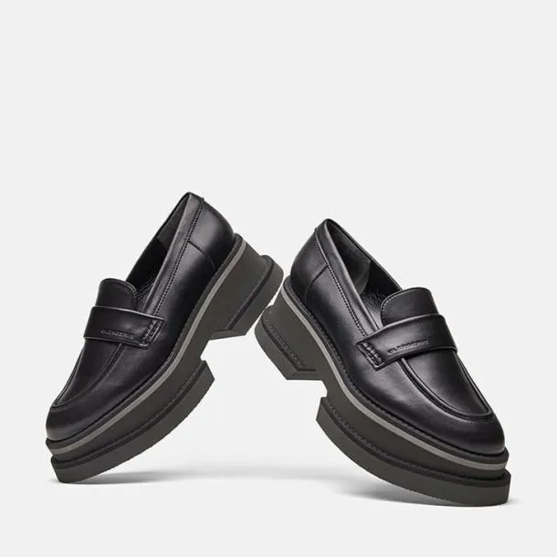 Women BANEL Black Clergerie Loafers and Moccasins