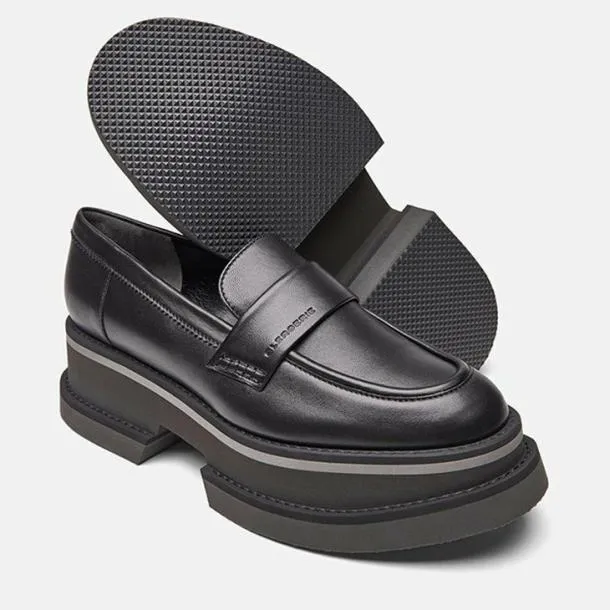 Women BANEL Black Clergerie Loafers and Moccasins
