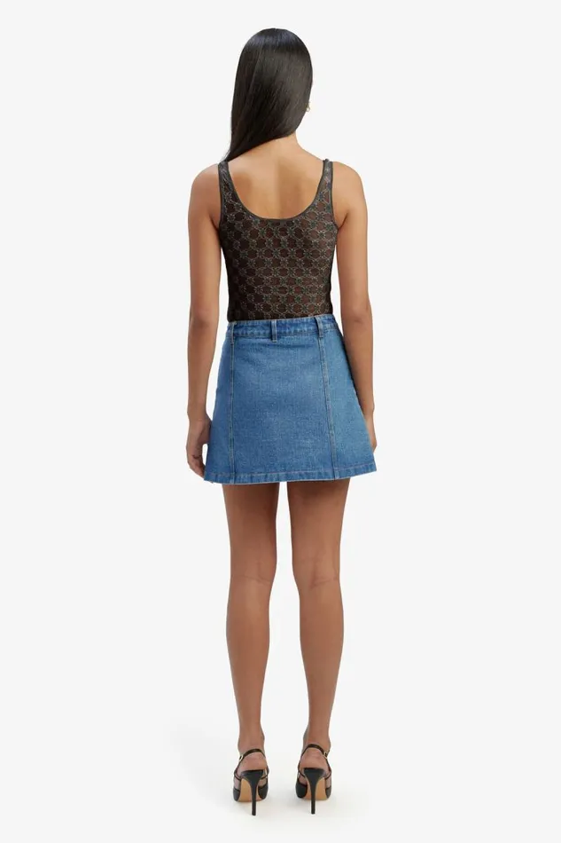 Women Bardot Bodysuits Adoni Lace Bodysuit In Black Women Bardot Bodysuits Adoni Lace Bodysuit In Black